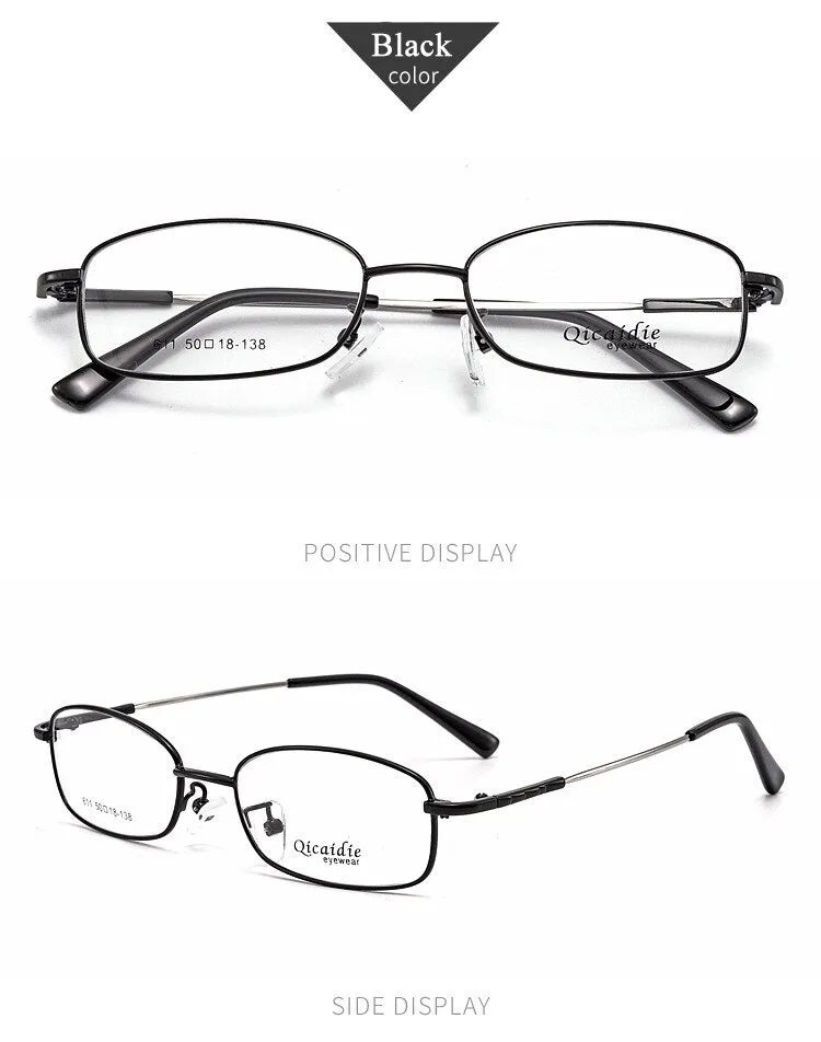 Unisex Full Rim Memory Alloy Frame Eyeglasses S611