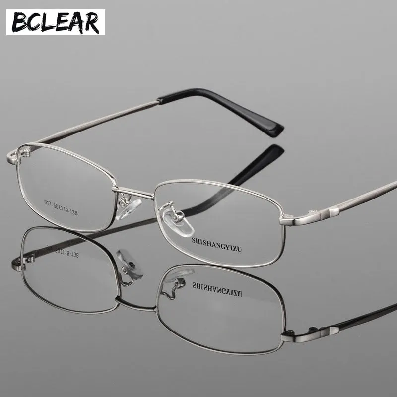 Unisex Full Rim Rectangle Alloy Eyeglasses 917