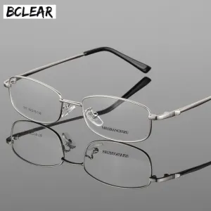 Unisex Full Rim Rectangle Alloy Eyeglasses 917