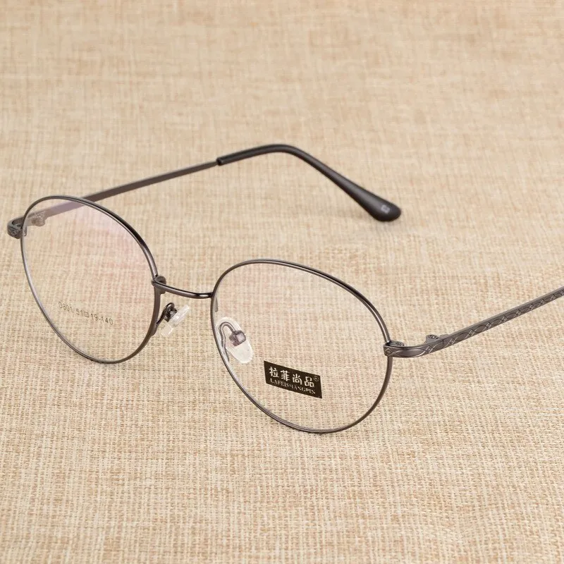 Unisex Full Rim Round Alloy Eyeglasses S801