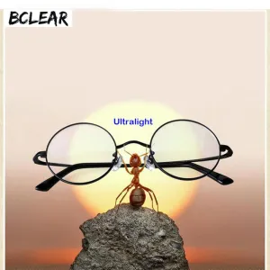 Unisex Full Rim Round Titanium Eyeglasses E8018