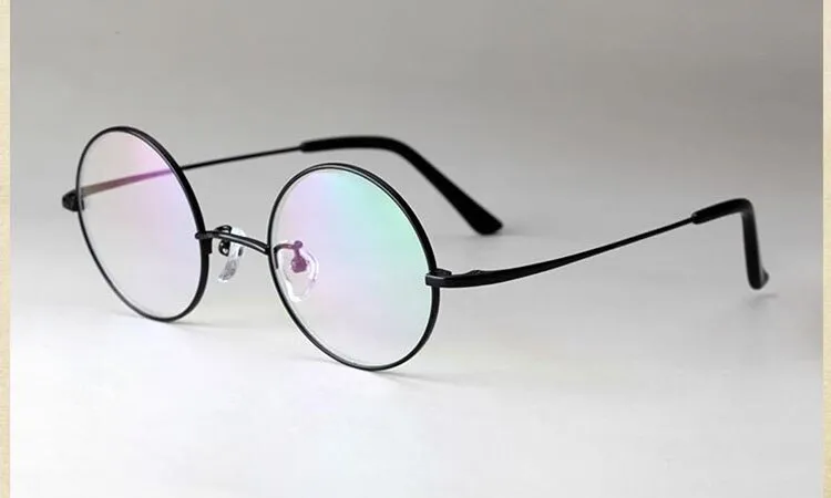 Unisex Full Rim Round Titanium Eyeglasses E8018