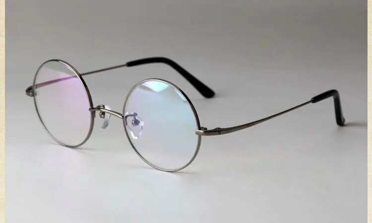 Unisex Full Rim Round Titanium Eyeglasses E8018