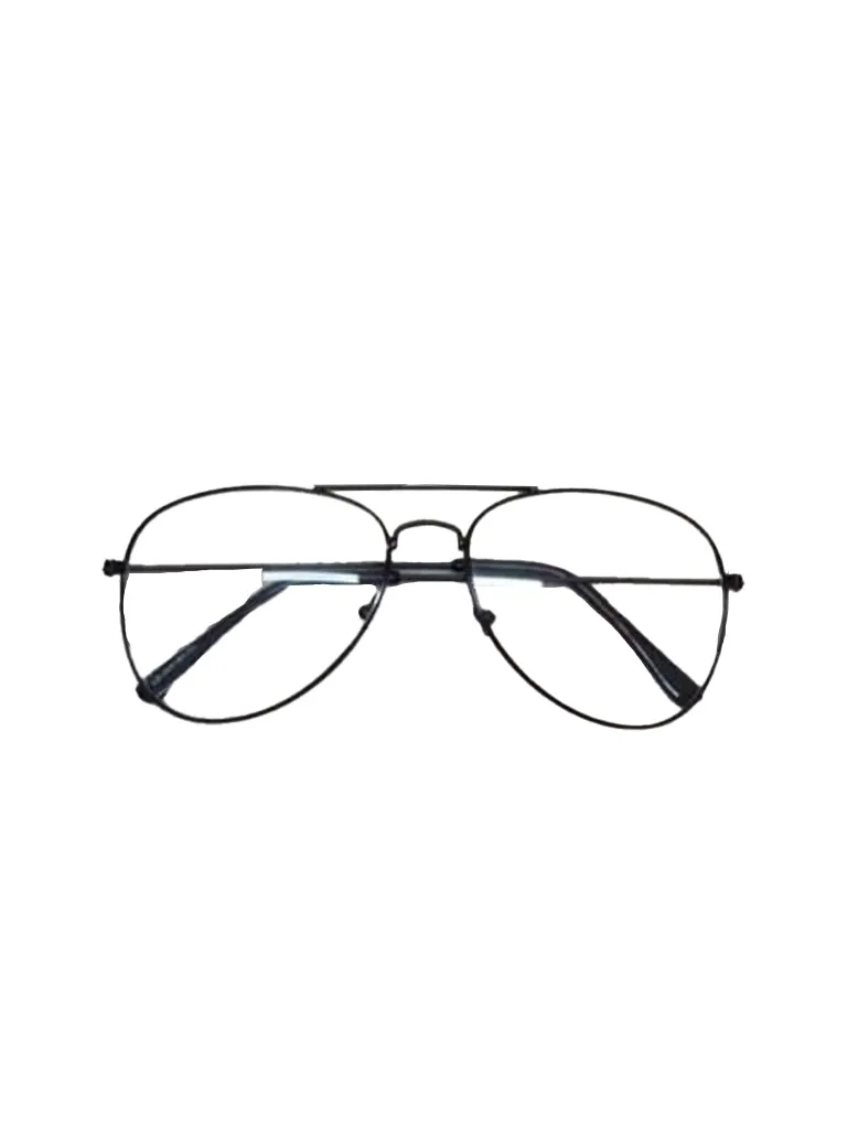 Unisex Metal Frame Aviator Fashion Glasses