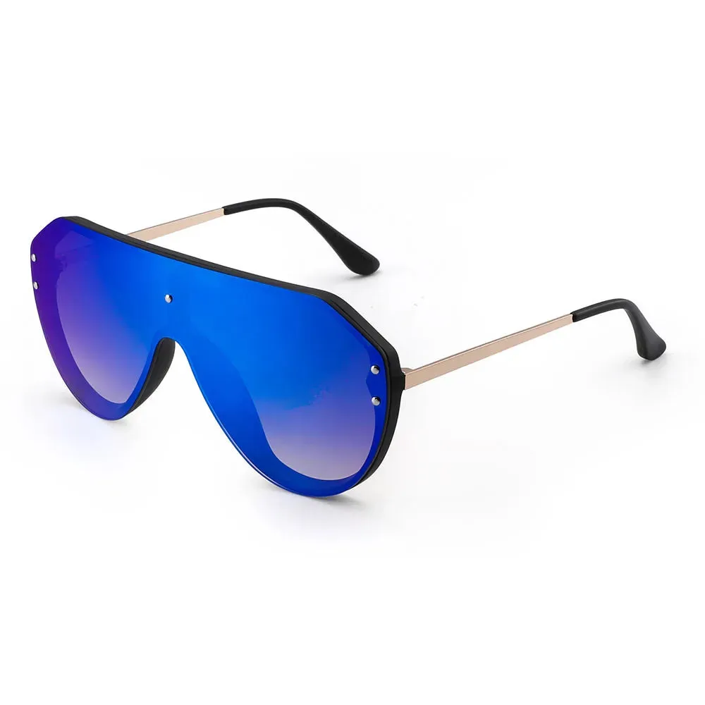 Unisex Shield Sunglasses Oversized Mirror Sunglasses for Women Men UV400
