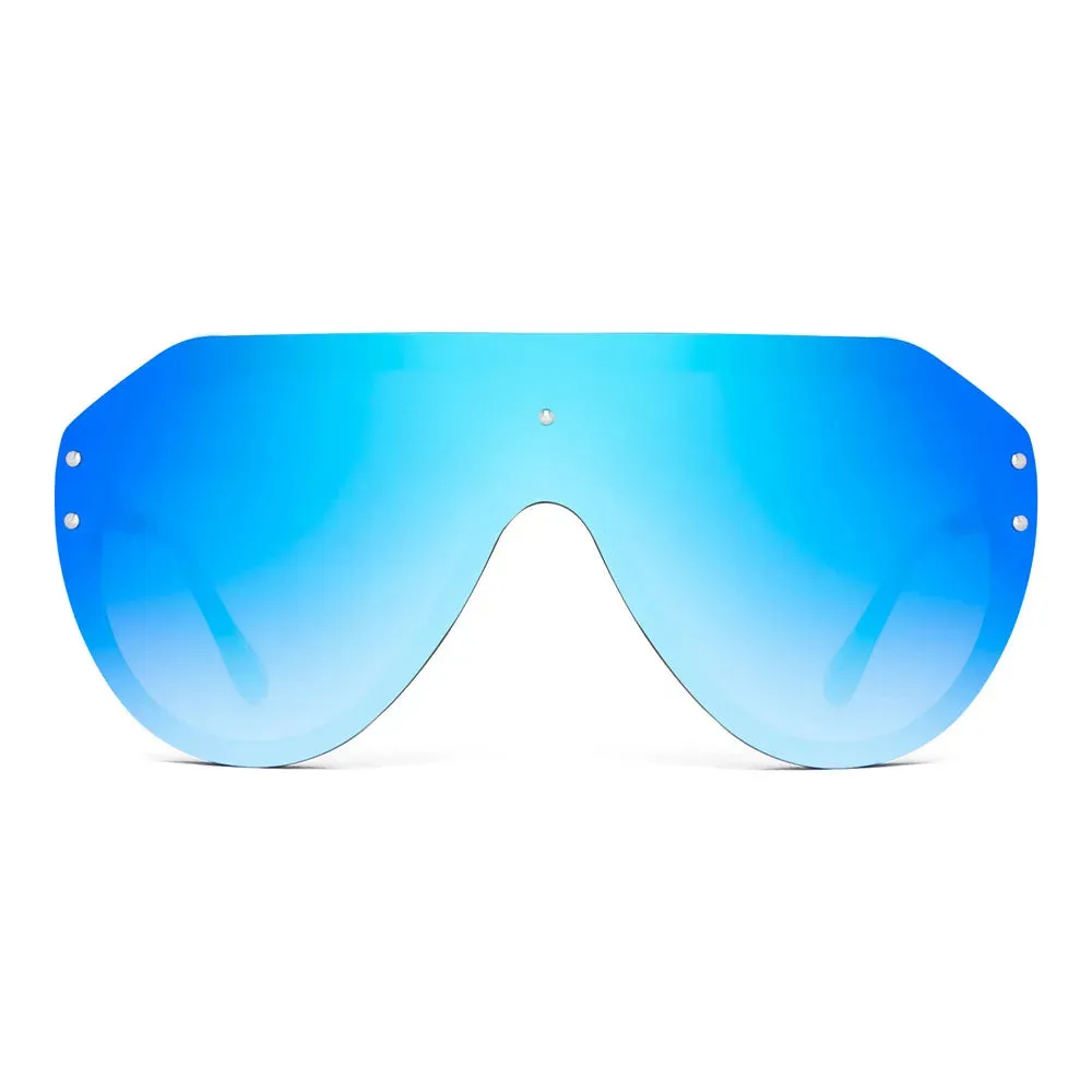 Unisex Shield Sunglasses Oversized Mirror Sunglasses for Women Men UV400
