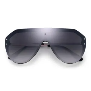 Unisex Shield Sunglasses Oversized Mirror Sunglasses for Women Men UV400