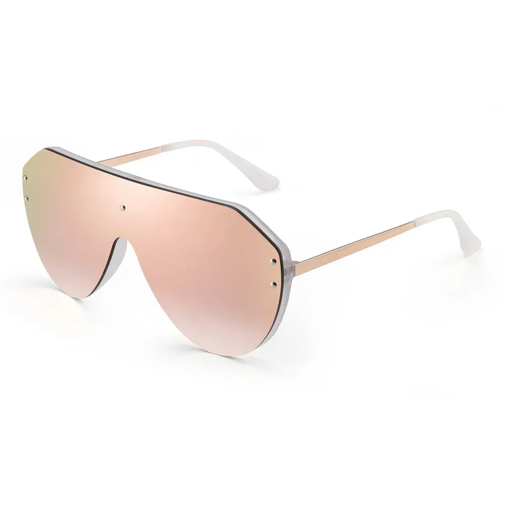 Unisex Shield Sunglasses Oversized Mirror Sunglasses for Women Men UV400