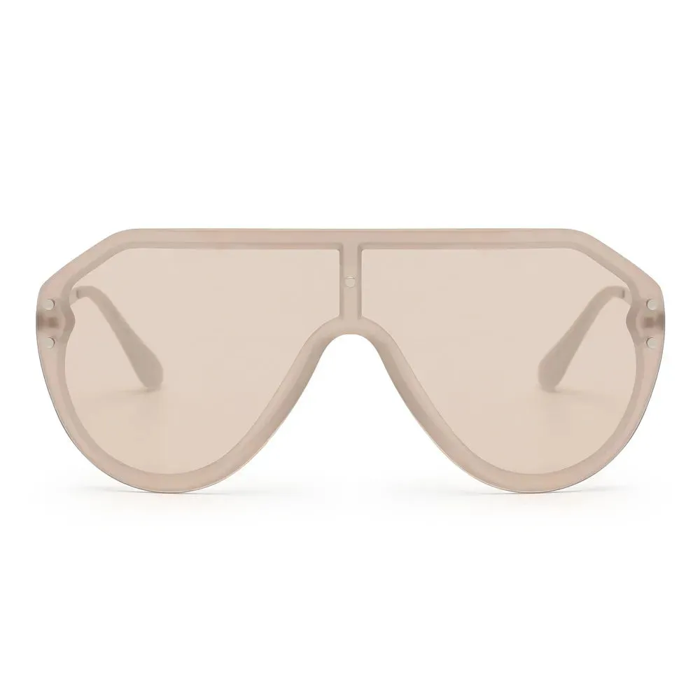 Unisex Shield Sunglasses Oversized Mirror Sunglasses for Women Men UV400