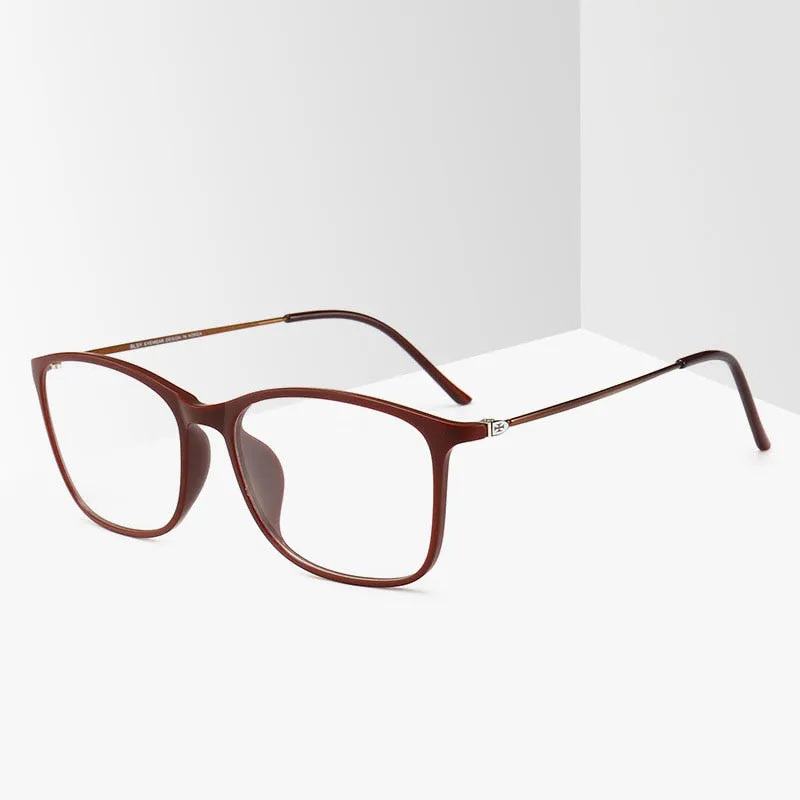 Unisex TR90 Square Full Rim Frame Eyeglasses 2215