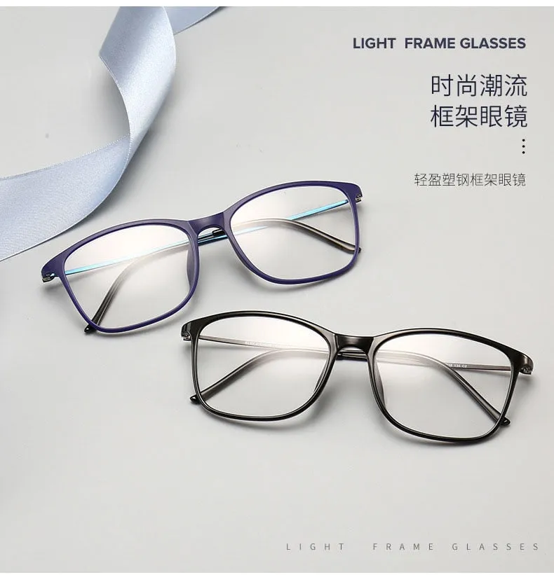 Unisex TR90 Square Full Rim Frame Eyeglasses 2215