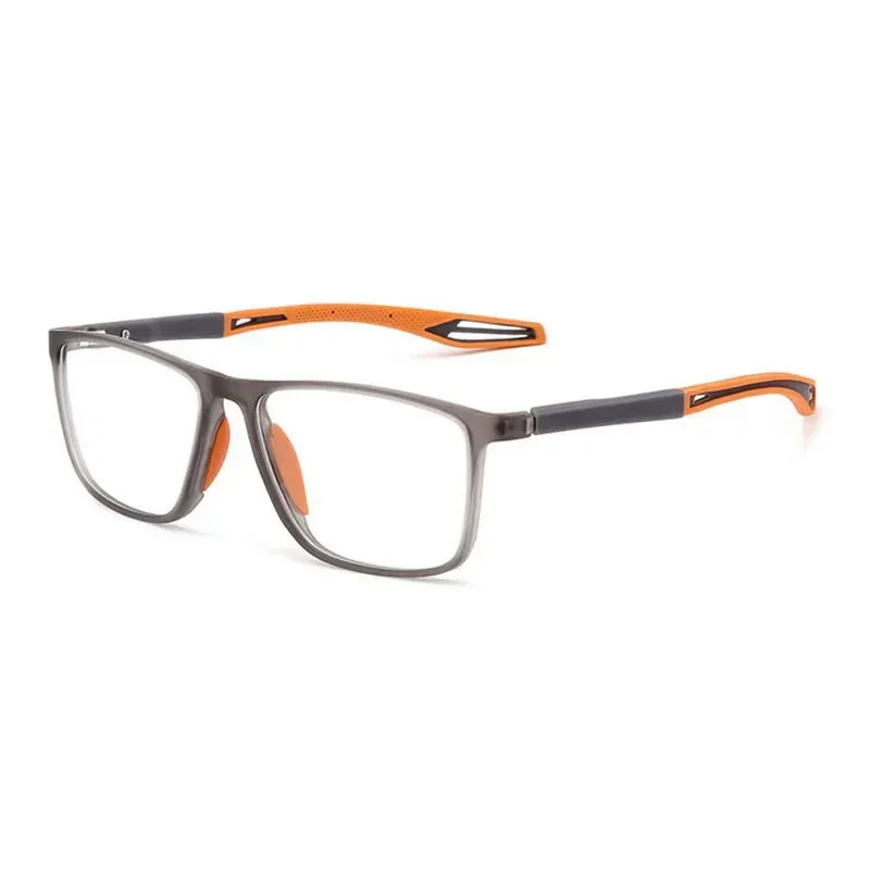 Unisex Ultralight Silicone TR Sports Myopia Glasses Anti Blue Light Men Basketball Anti-Shedding Eyewear Prescription Eyeglasses