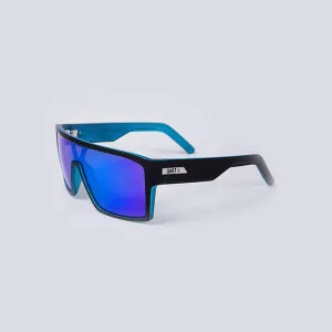 Unit Command Sunglasses Polarised - Black/Sky