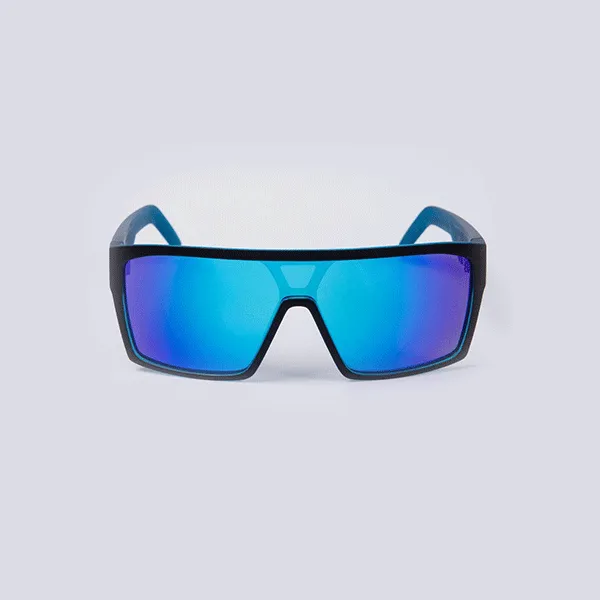 Unit Command Sunglasses Polarised - Black/Sky
