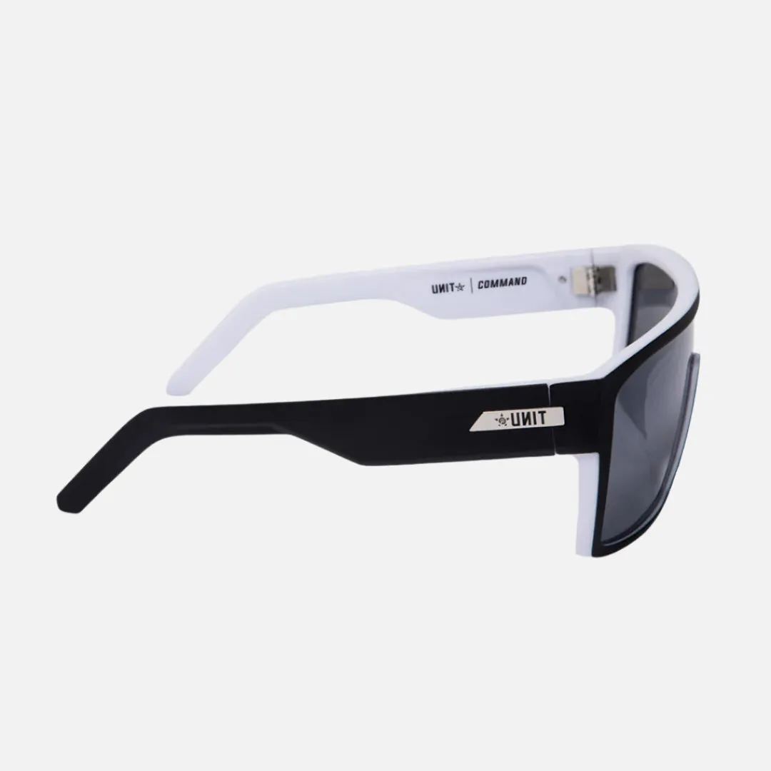 Unit Command Sunglasses Polarised - Black/White