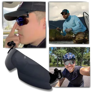 UV Protect Polarized Clip On Sunglasses