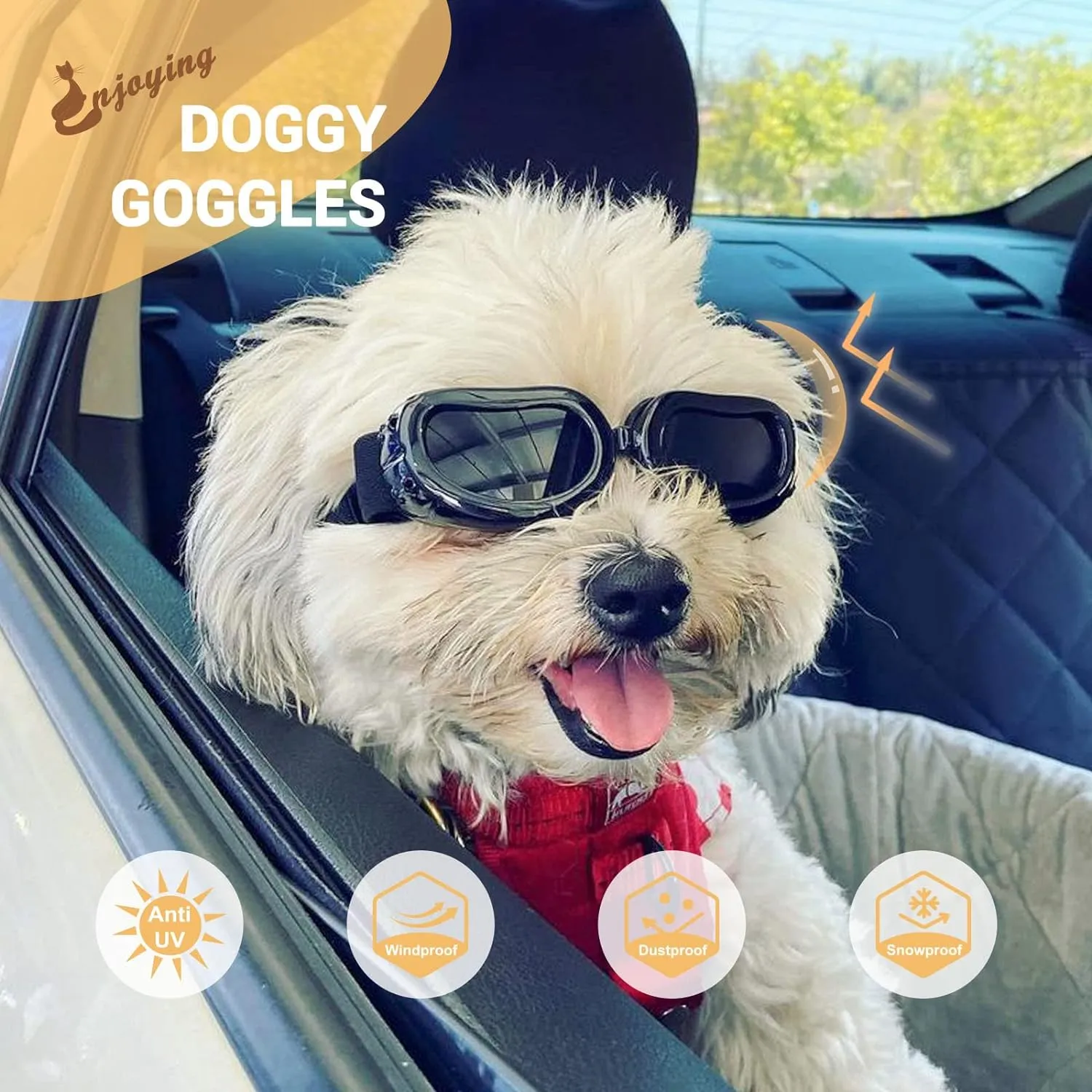 UV Protection Dog Sunglasses