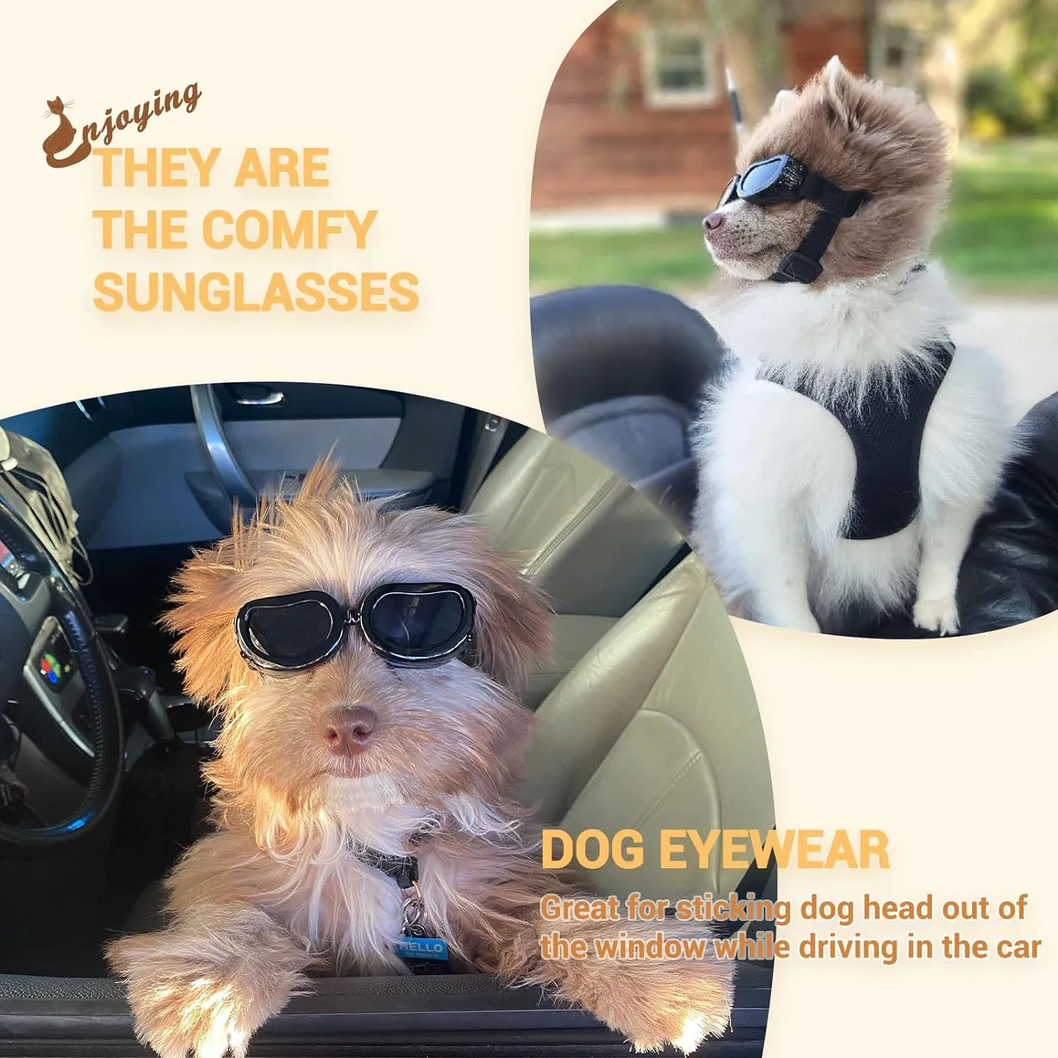 UV Protection Dog Sunglasses