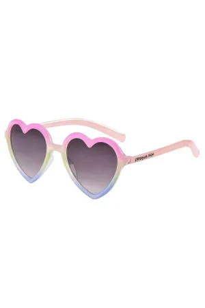 UV Protection Sunglasses - Rainbow Hearts