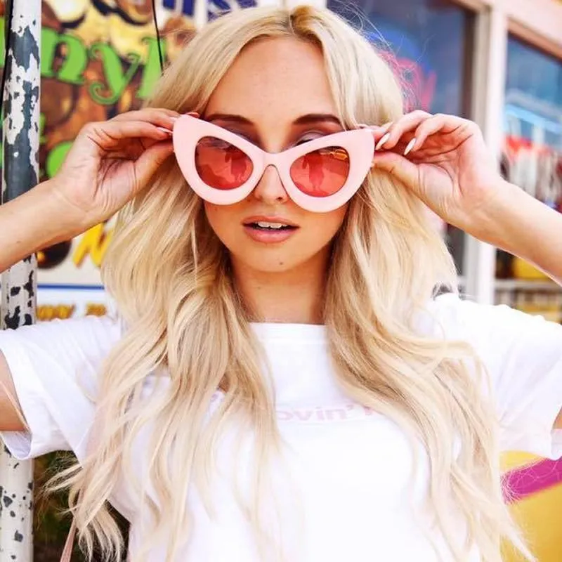 Valley City X zeroUV Aubrey Oversize Cat Eye Sunglasses A535