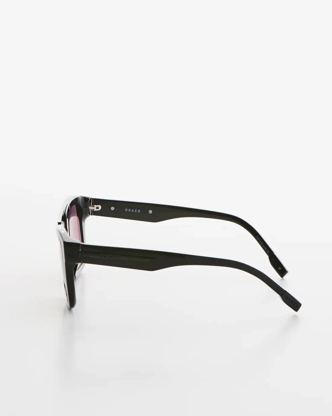 VANTA Draco Sunglasses - Gloss Black & Black Metal