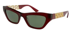 Versace Cateye Sunglasses Transparent Red/Green