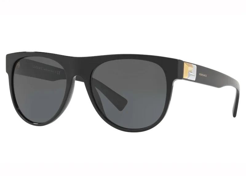 Versace Greca Tetris Sunglasses Dark Grey/Black