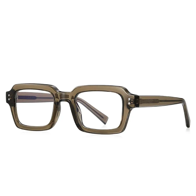 Vicky Unisex Full Rim Square Tr 90 Alloy Reading Glasses 2195