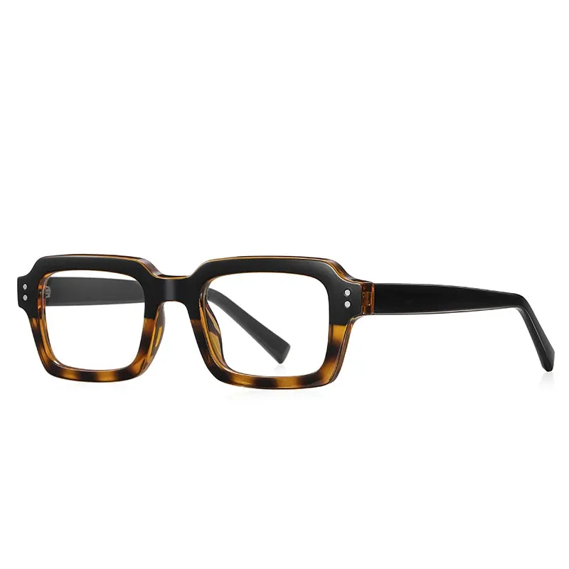 Vicky Unisex Full Rim Square Tr 90 Alloy Reading Glasses 2195