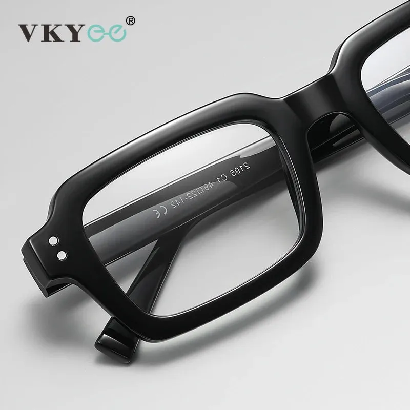 Vicky Unisex Full Rim Square Tr 90 Alloy Reading Glasses 2195