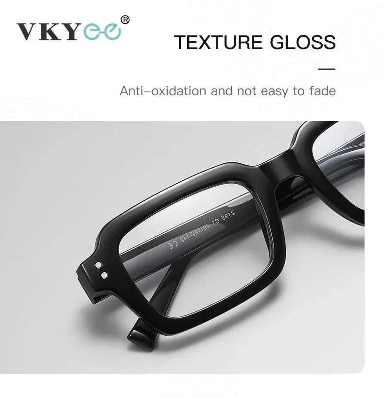 Vicky Unisex Full Rim Square Tr 90 Alloy Reading Glasses 2195