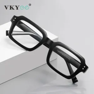 Vicky Unisex Full Rim Square Tr 90 Alloy Reading Glasses 2195