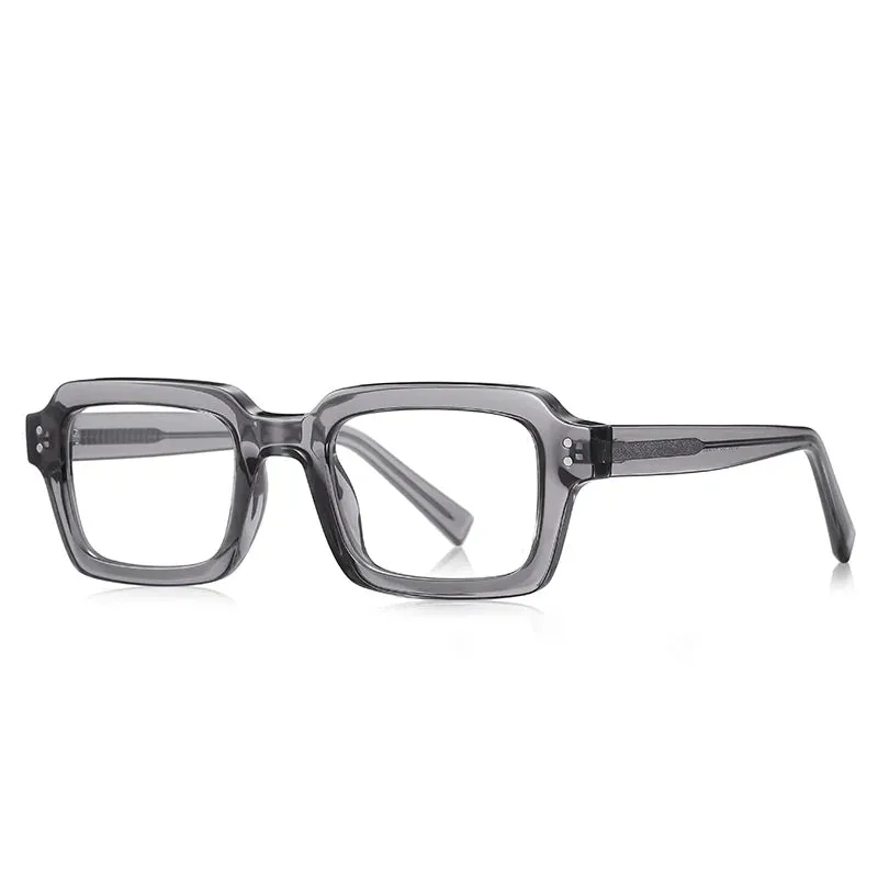 Vicky Unisex Full Rim Square Tr 90 Alloy Reading Glasses 2195