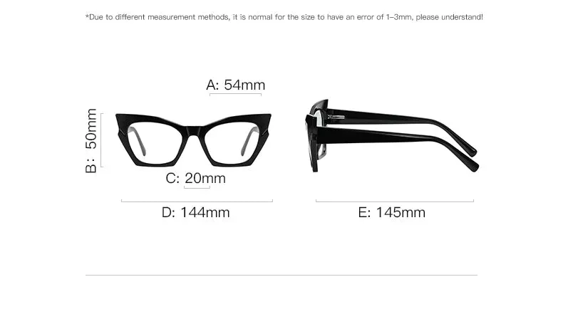 Vicky Unisex Full Rim Tr 90 Titanium Cat Eye Reading Glasses 2158