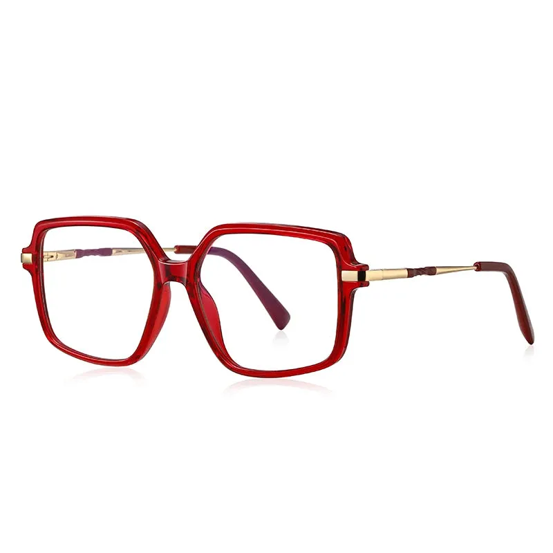 Vicky Women's Full Rim Cat Eye Tr 90 Alloy Reading Glasses 2214