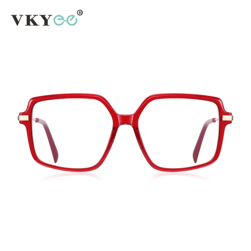 Vicky Women's Full Rim Cat Eye Tr 90 Alloy Reading Glasses 2214