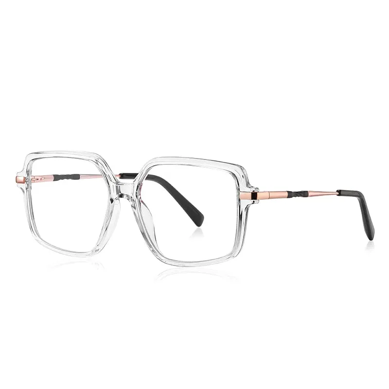 Vicky Women's Full Rim Cat Eye Tr 90 Alloy Reading Glasses 2214