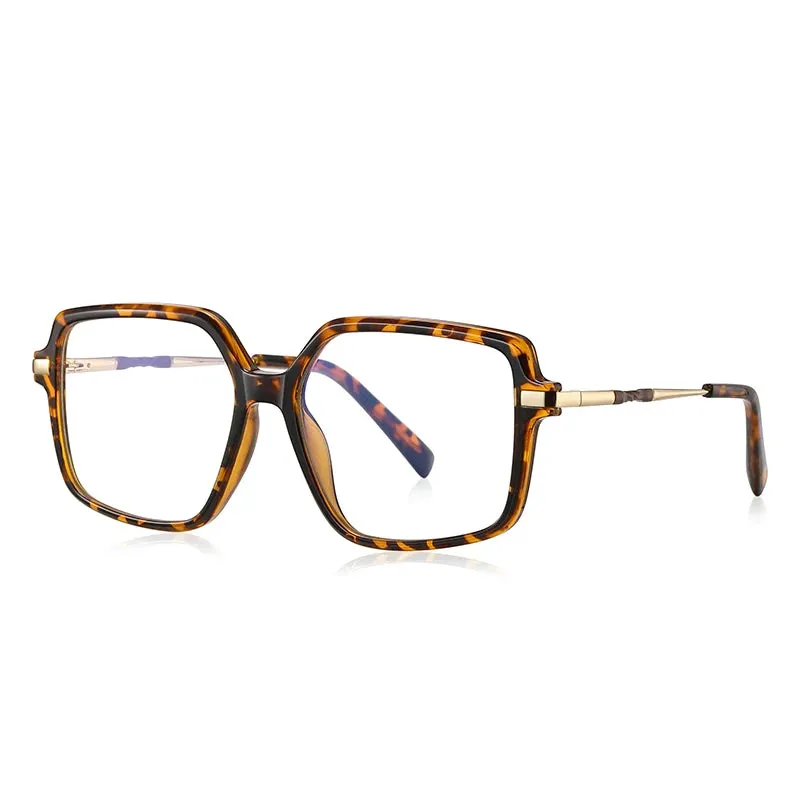 Vicky Women's Full Rim Cat Eye Tr 90 Alloy Reading Glasses 2214