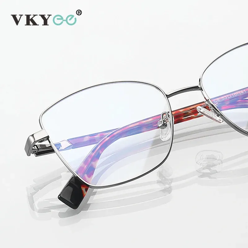 Vicky Women's Full Rim Square Alloy Reading Glasses 3010
