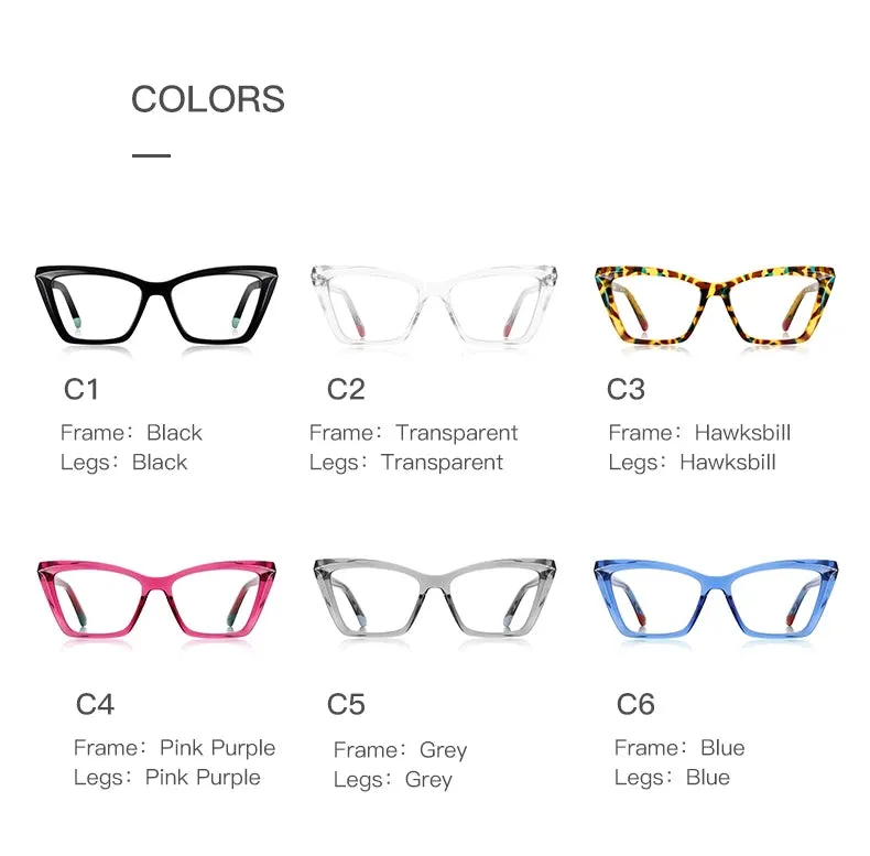 Vicky  Women's Full RIm Square Tr 90 Alloy Reading Glasses 2151