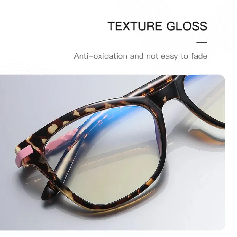 Vicky Women's Full Rim Square Tr 90 Stainless Steel Reading Glasses 2108