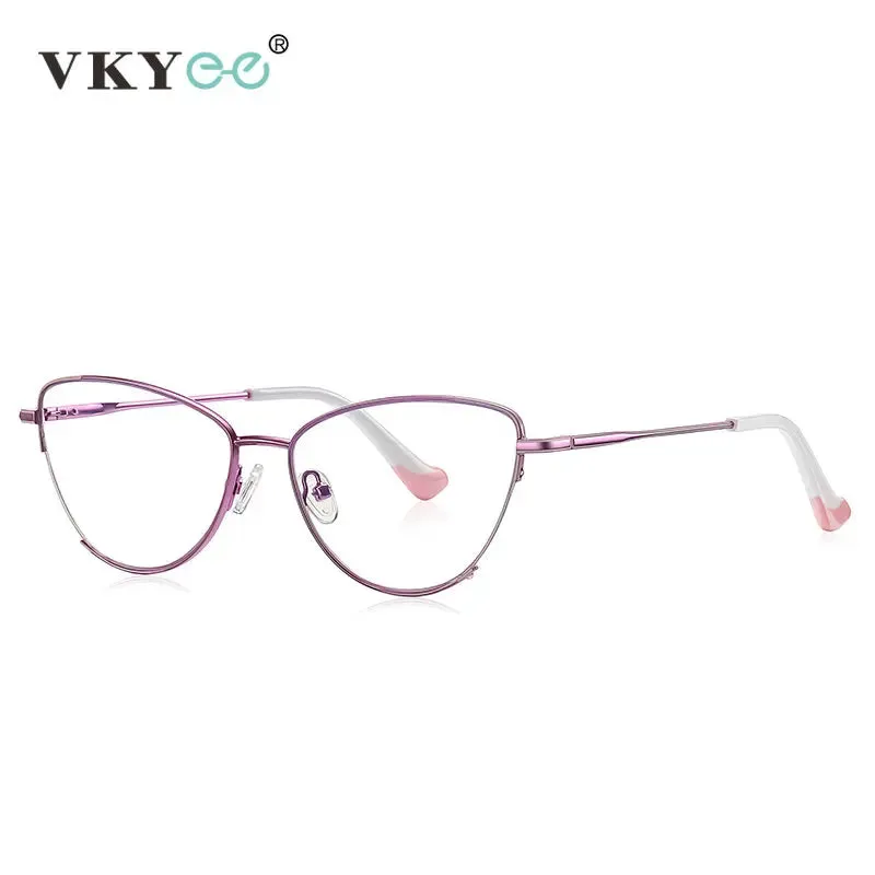 Vicky Women's Full Rim Tr 90 Titanium Cat Eye Square Reading Glasses 3030
