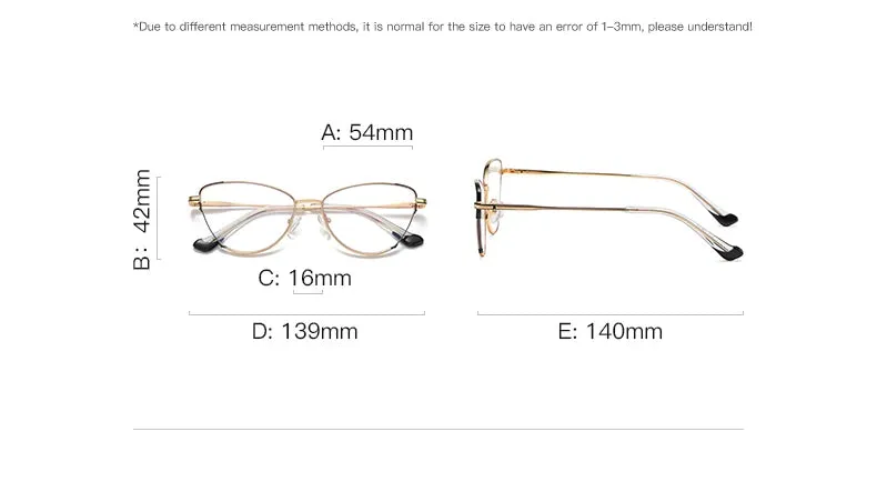 Vicky Women's Full Rim Tr 90 Titanium Cat Eye Square Reading Glasses 3030