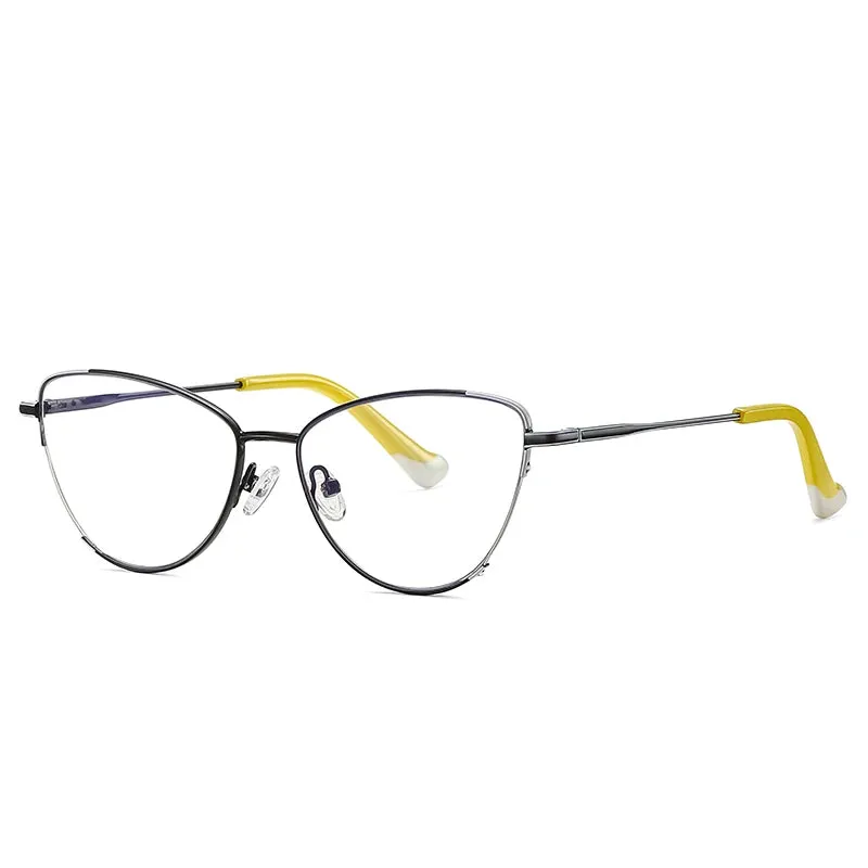 Vicky Women's Full Rim Tr 90 Titanium Cat Eye Square Reading Glasses 3030