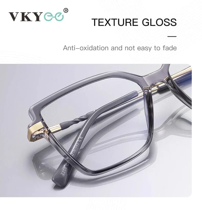 Vicky Women's Large Full Rim Cat Eye Tr 90 Alloy Reading Glasses 2208