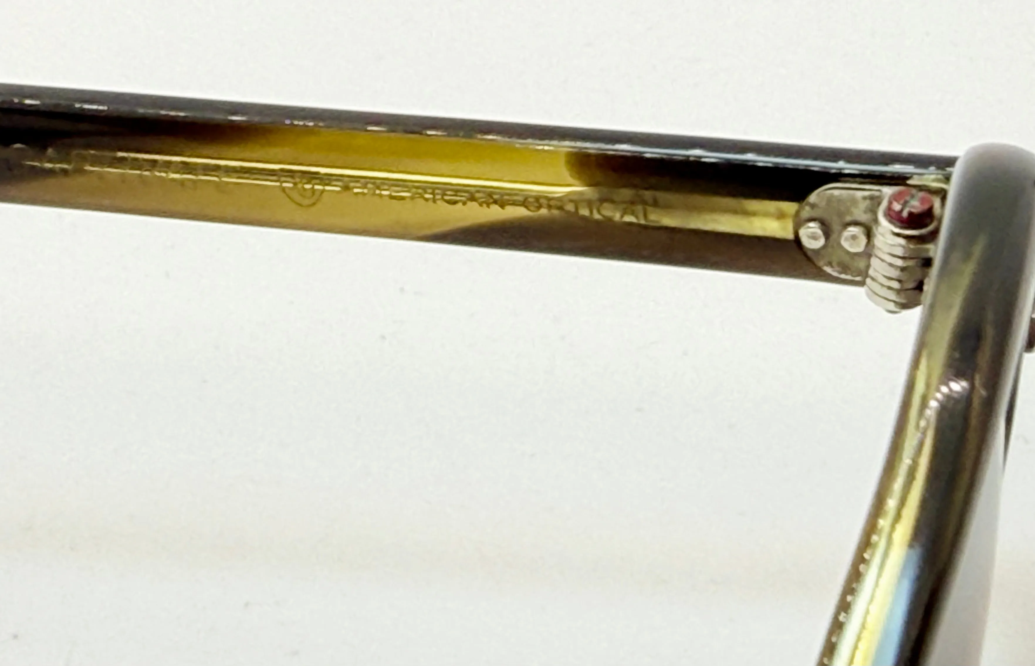 Vintage American Optical 162-Panto Sunglasses with Brand New, Custom Gradient Berko’s Designs Lenses