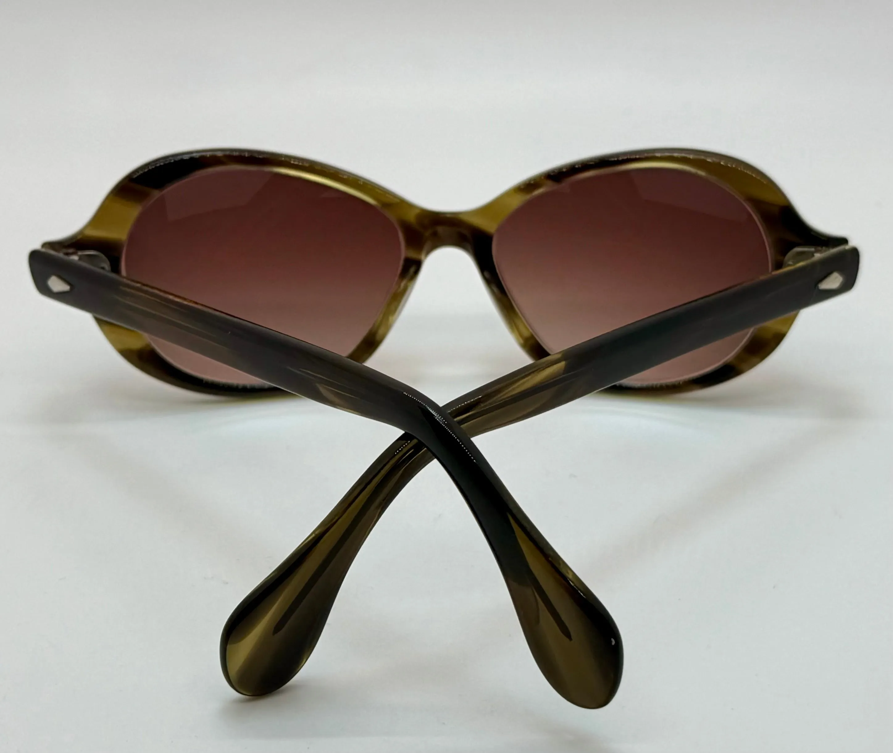 Vintage American Optical 162-Panto Sunglasses with Brand New, Custom Gradient Berko’s Designs Lenses