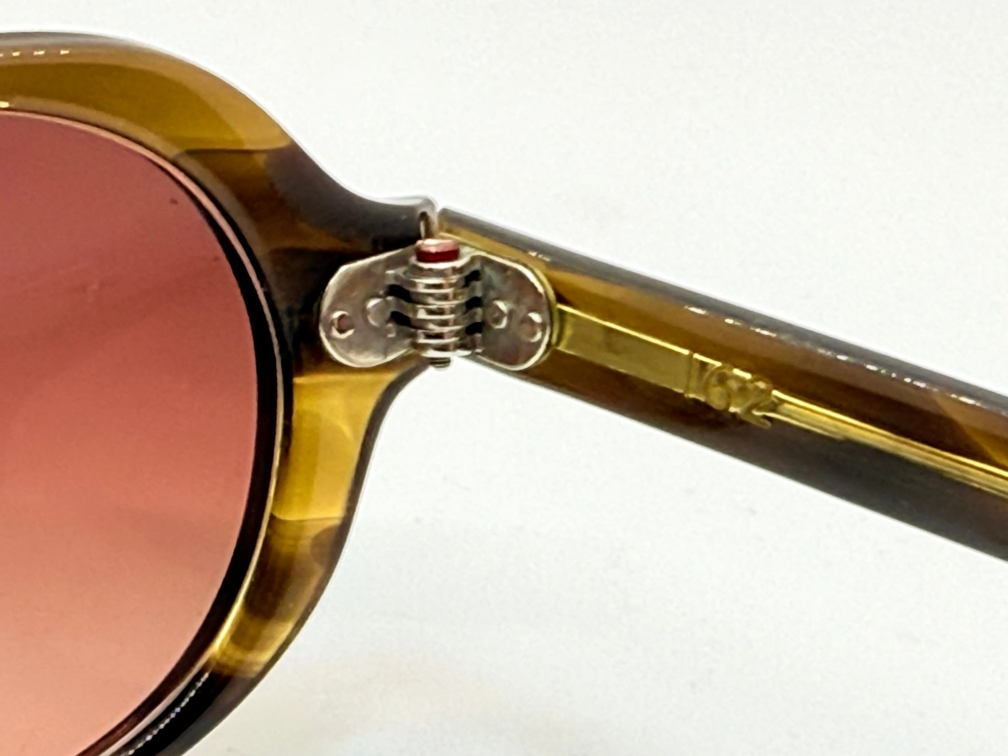 Vintage American Optical 162-Panto Sunglasses with Brand New, Custom Gradient Berko’s Designs Lenses