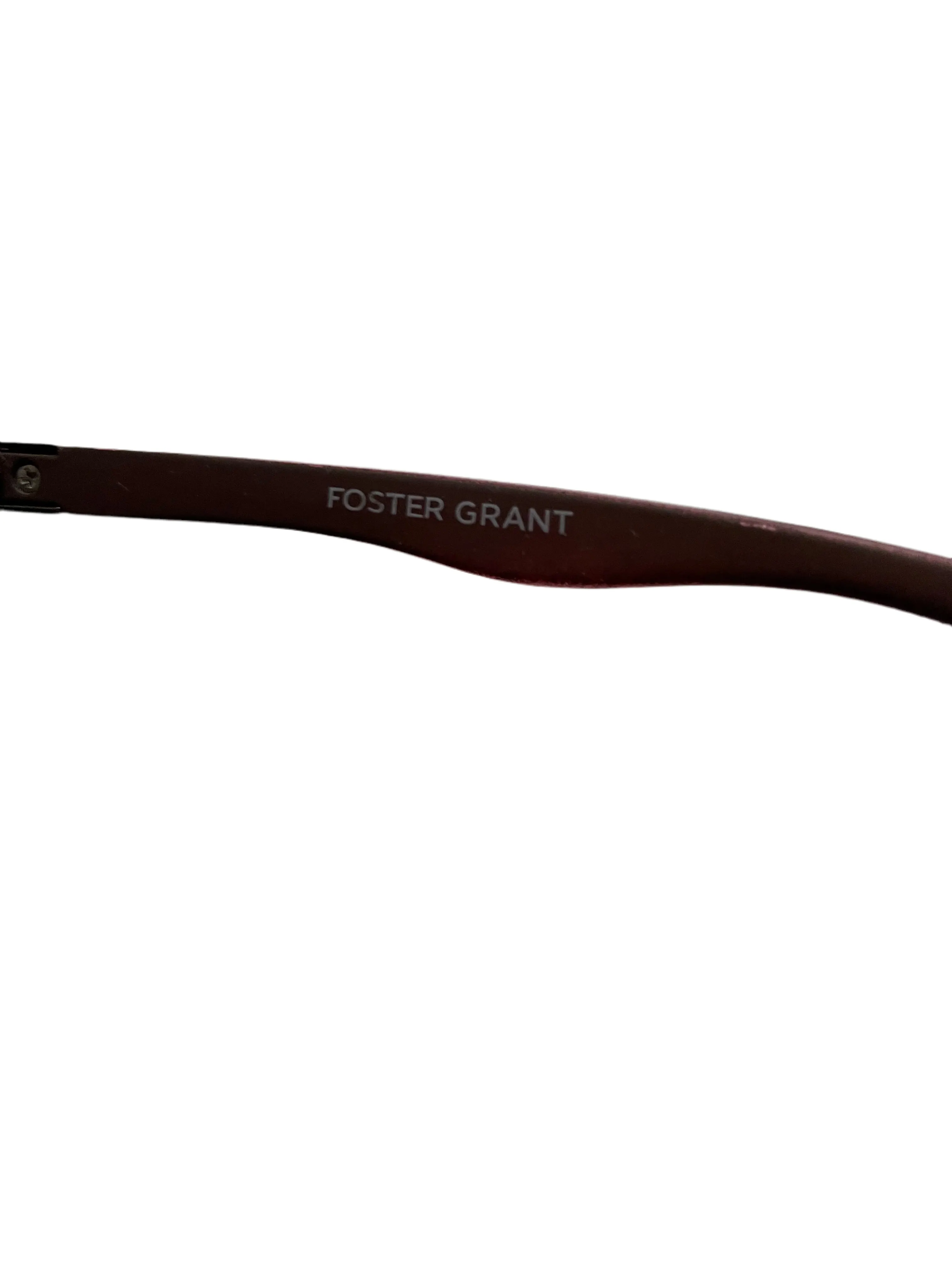Vintage brown Foster Grant square cat eye sunglass| SKU 4498