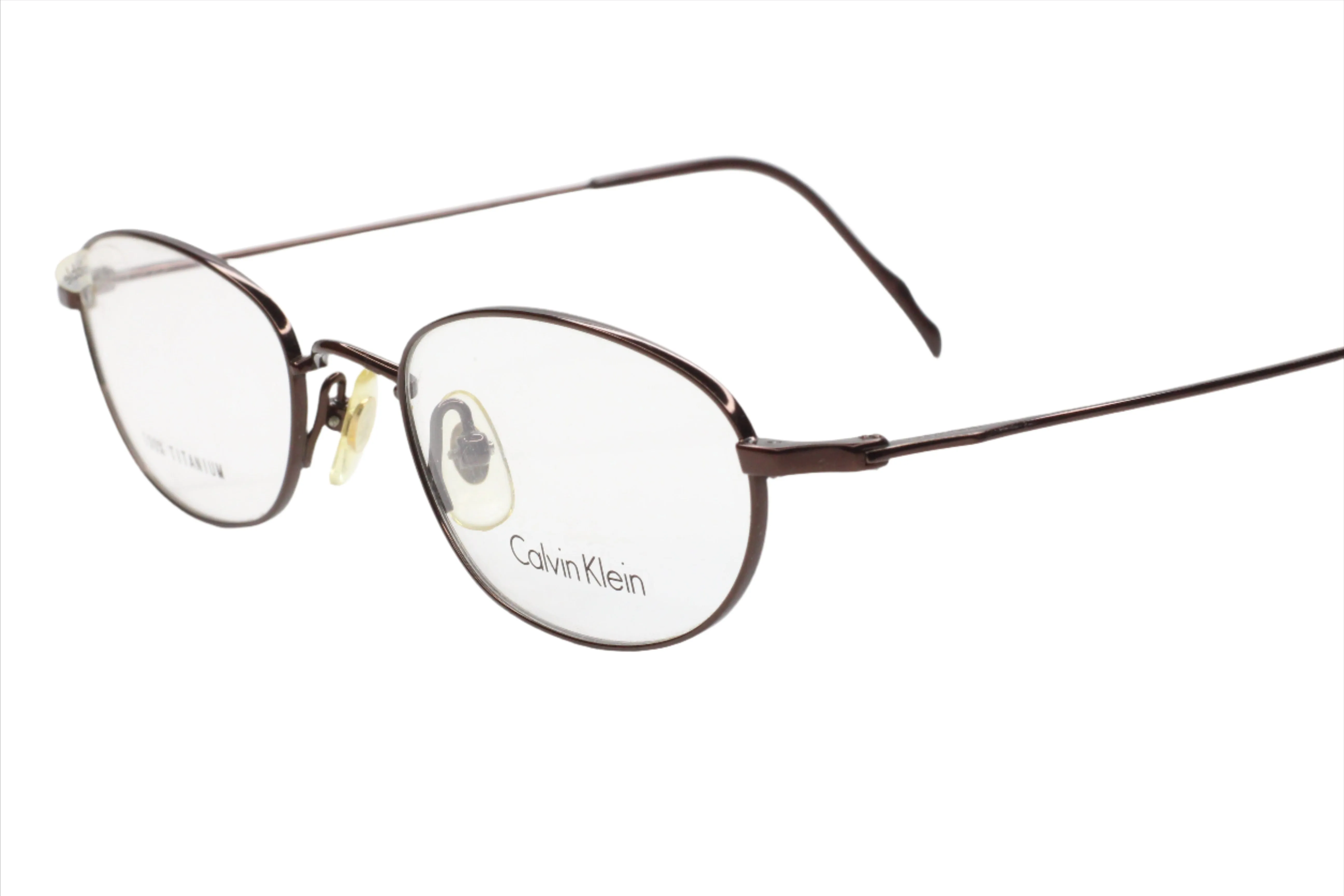 Vintage Calvin Klein CK517 090 Sun Clip On Titanium Japan Eyeglasses
